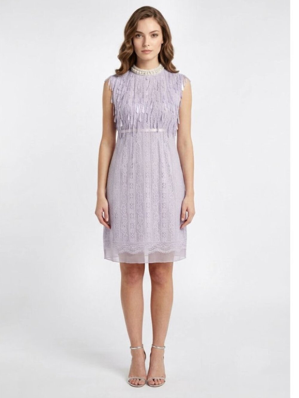 Marc Jacobs teardrop sequin lace dress, purple, Womens Size 0